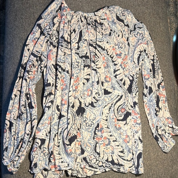 Chaps Multicolor Floral Top - Picture 3 of 3